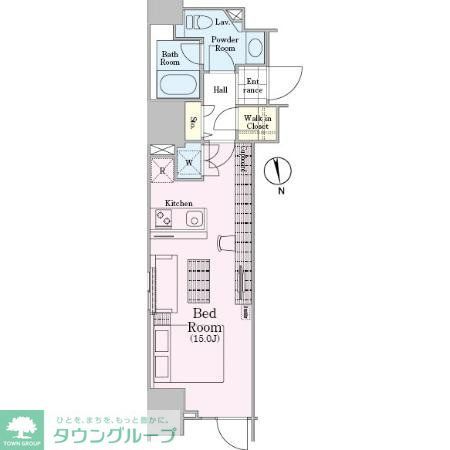 新宿区四谷のマンションの間取り