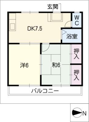 ファミール若宮の間取り