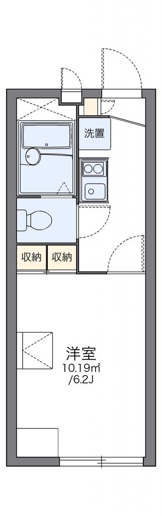 レオパレスカンタービレの間取り