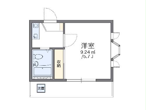 レオパレス浜川崎第１の間取り