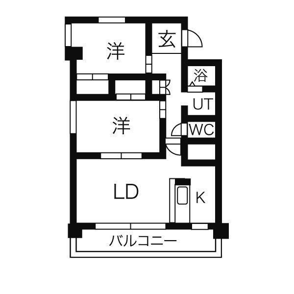 ロゼ　ロワールの間取り