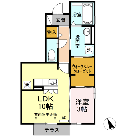 プレミアージュ　TAKIの間取り