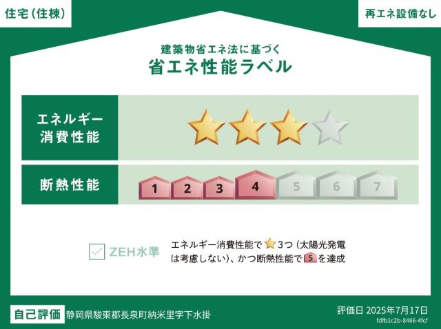 省エネ性能ラベル　省エネ性能ラベル
