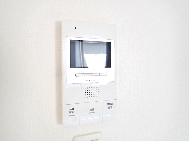 セキュリティ　モニター付きインターホンで安心♪