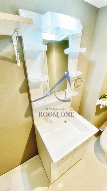 洗面設備　洗面台です。