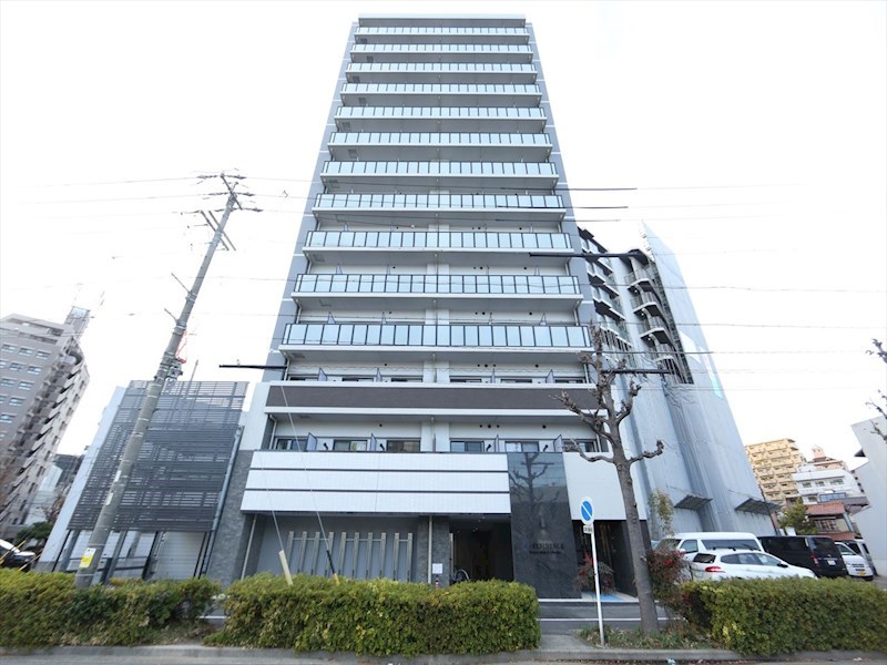 建物外観　外観　オートロック　宅配ＢＯＸ　防犯カメラ付　外観タイル張り