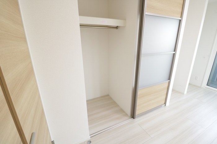 収納　たっぷりとした収納スペースです