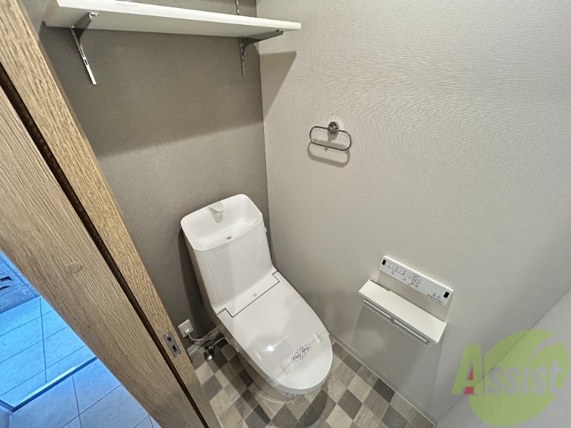 トイレ　トイレがウシュレット付きで快適に過ごせそうです。