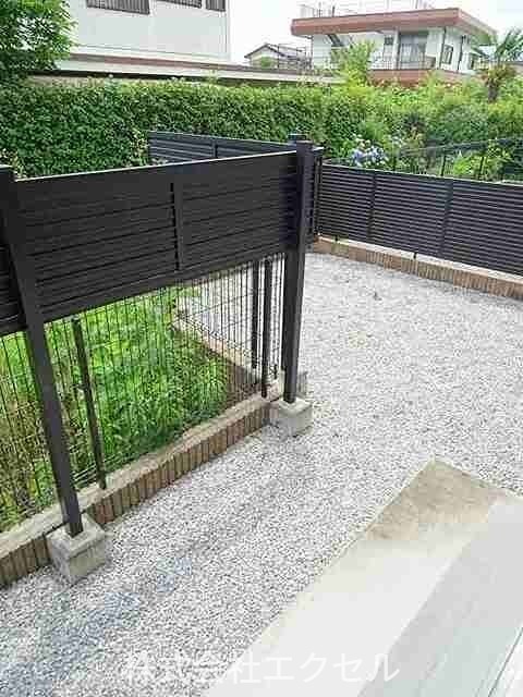 バルコニー　南向きです。