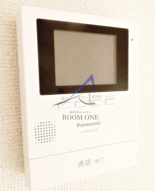 セキュリティ　モニター付きインターホンです。