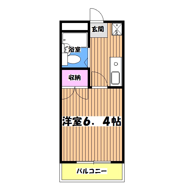 ロイヤルハイツ堀之内の間取り写真