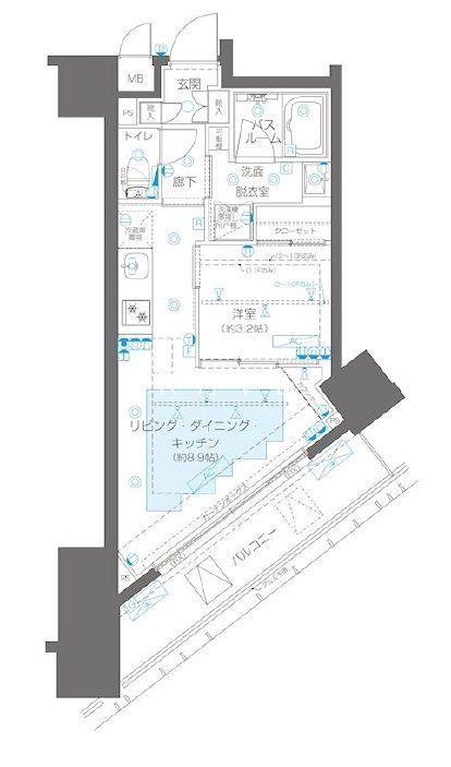 ZOOM新宿御苑前の間取り写真