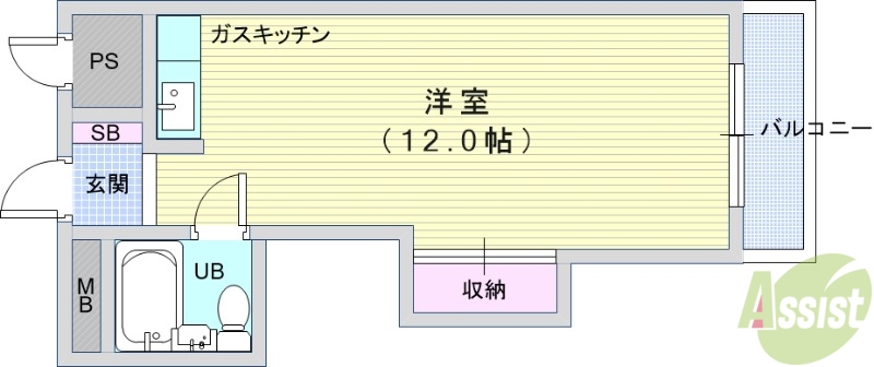 メゾン・クレールの間取り写真