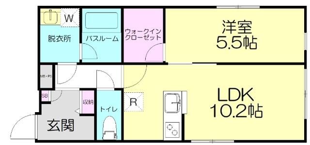 東京メトロ日比谷線 南千住駅 徒歩10分 4階建 築7年の間取り写真