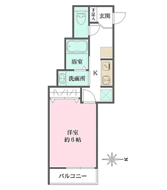 西武池袋線 東長崎駅 徒歩9分 3階建 築16年の間取り写真