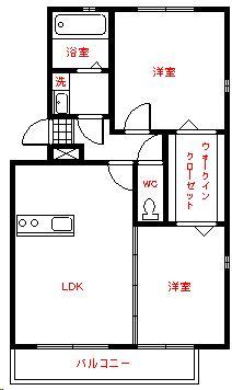 ヴェルドミュールM,I,Eの間取り写真