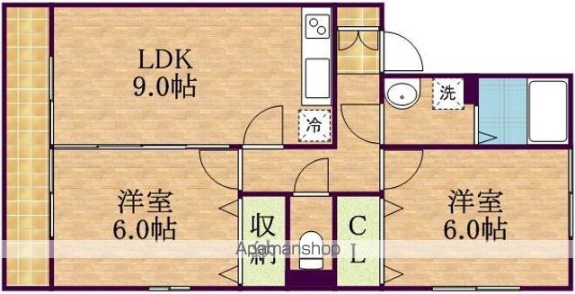 東京メトロ東西線 行徳駅 徒歩12分 2階建 築19年の間取り写真