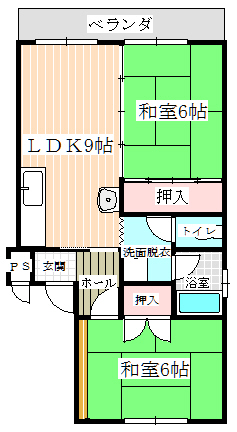 コーポマスダIIの間取り写真