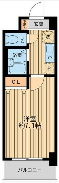 レジディア浦安IIの間取り写真