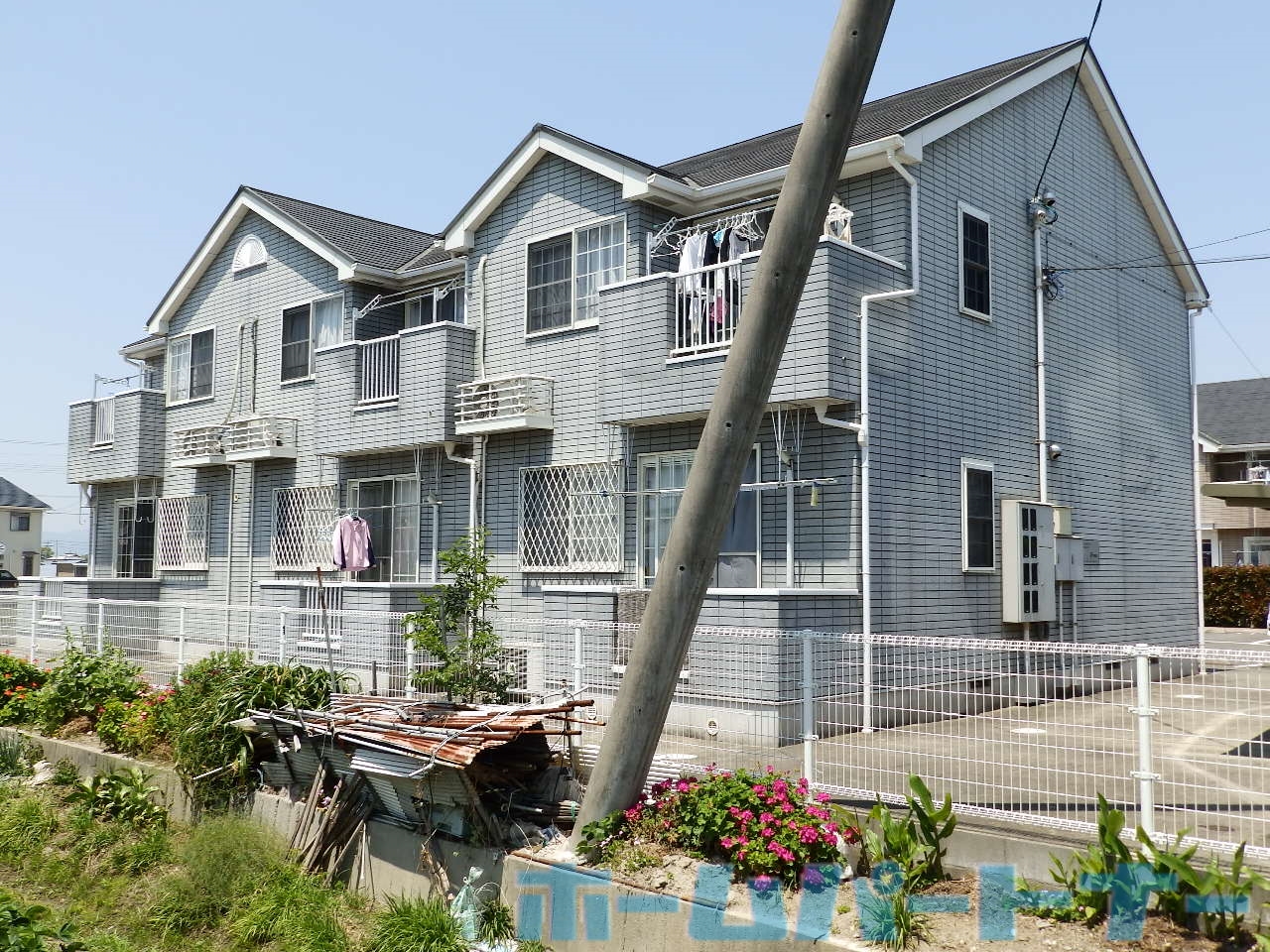 建物外観　南向きで日当たり良好です！