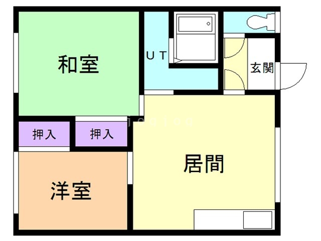 マンション山田の間取り