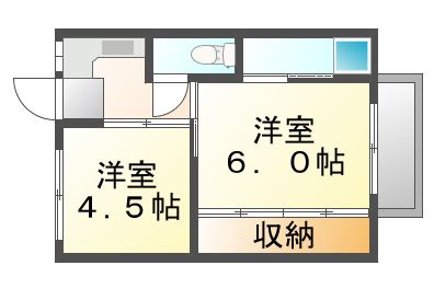 福山市瀬戸町大字地頭分のマンションの間取り