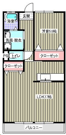 エトワール湯野の間取り