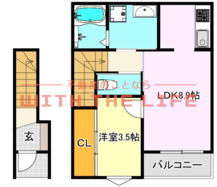 【メゾングレイス上津の間取り】