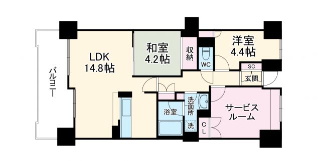 アマックス横浜の間取り