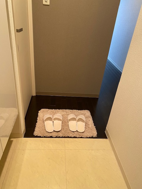 玄関　大型のシューズボックスのある玄関です