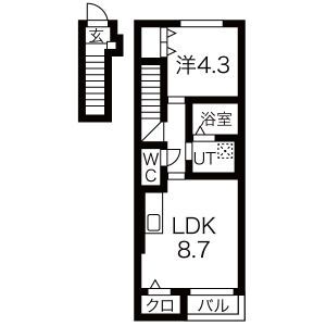 Befine吉岡北の間取り