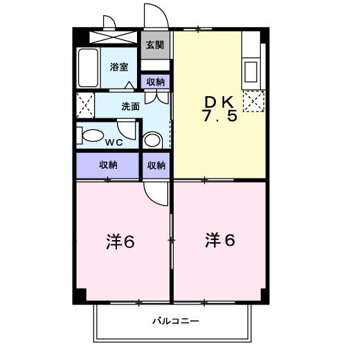 プレイスメゾンＭ　Iの間取り