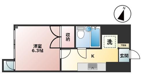 アシスト第3富山マンションの間取り