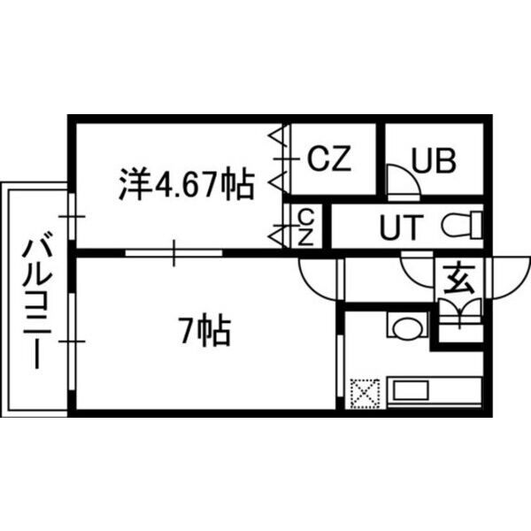 【MODULOR南円山の間取り】