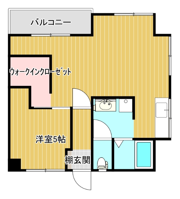 ロイヤルマンションの間取り