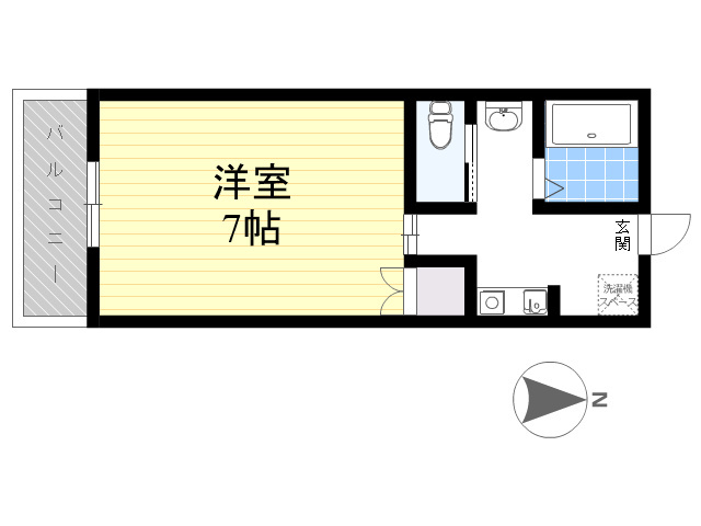 パストラールA・Bの間取り