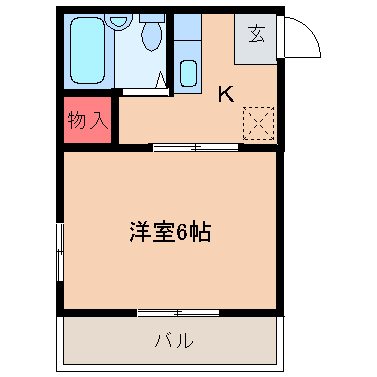 フレグランス東邦IIの間取り