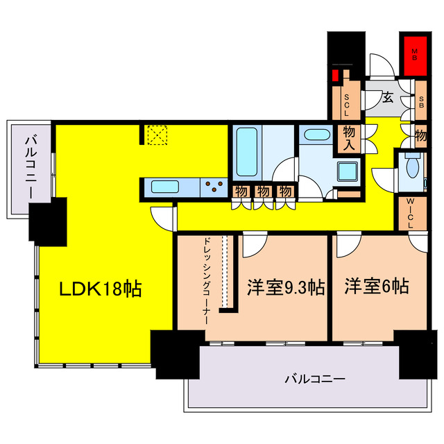 ブランズタワー梅田ＮＯＲＴＨの間取り