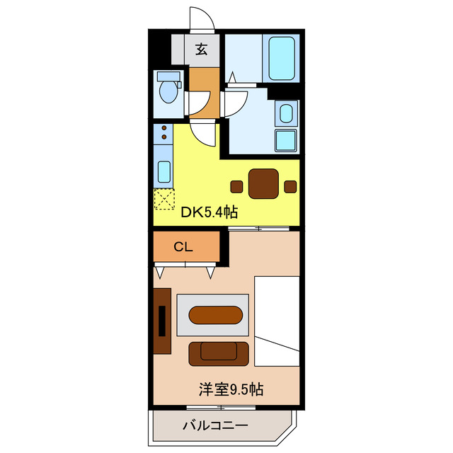 鴨江レジデンスの間取り