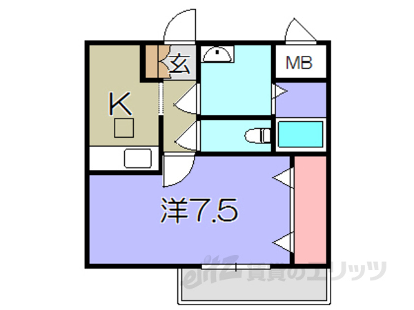 ユニゾンKの間取り