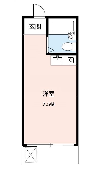 モナークハイムIIの間取り