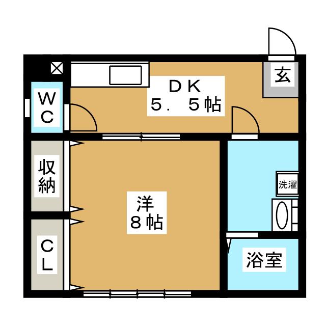 【菊一マンションの間取り】