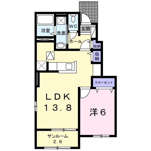 アビィ・ロードAの間取り