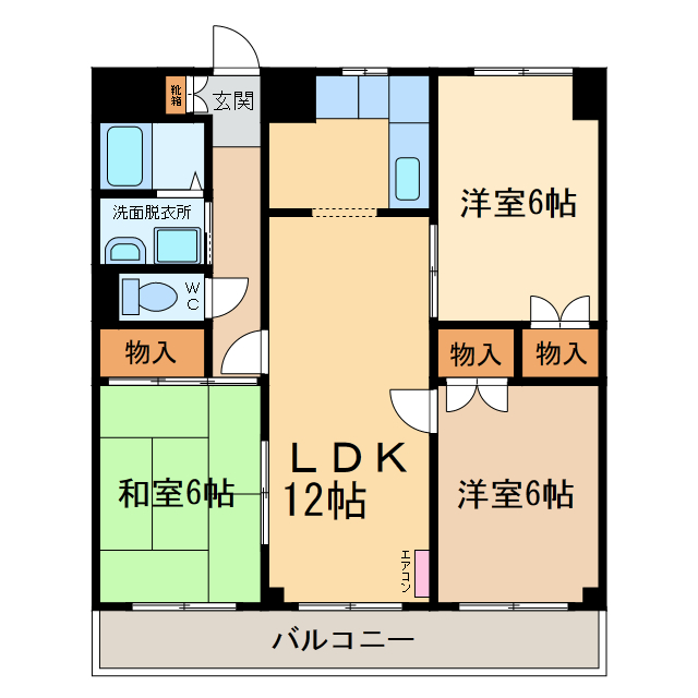 カーナビルの間取り