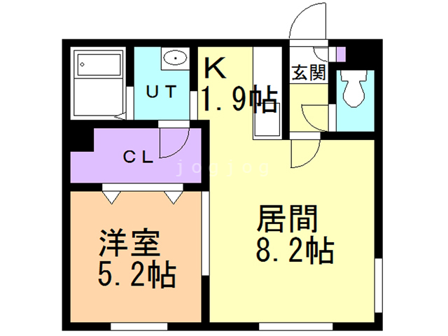 アフィーノ中島公園の間取り