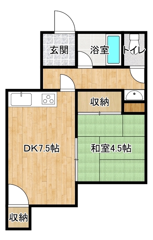 牟礼ぐらしＲｏｏｍ(3)　Ａ棟の間取り