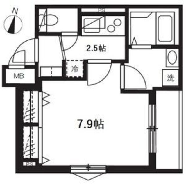 ミュオン北千住の間取り