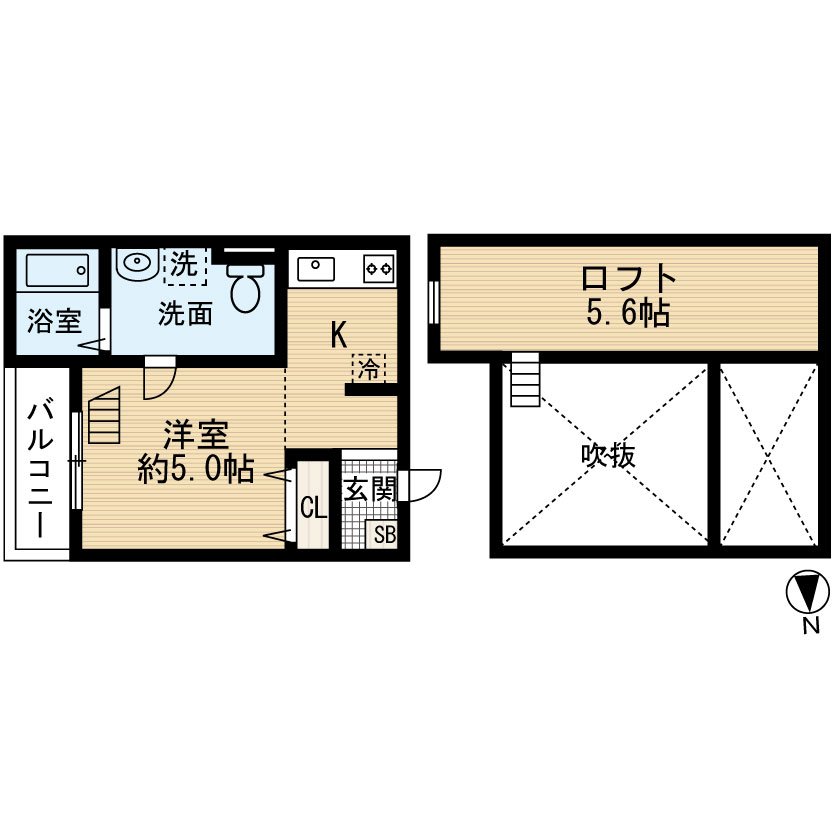 プログレス尼崎の間取り