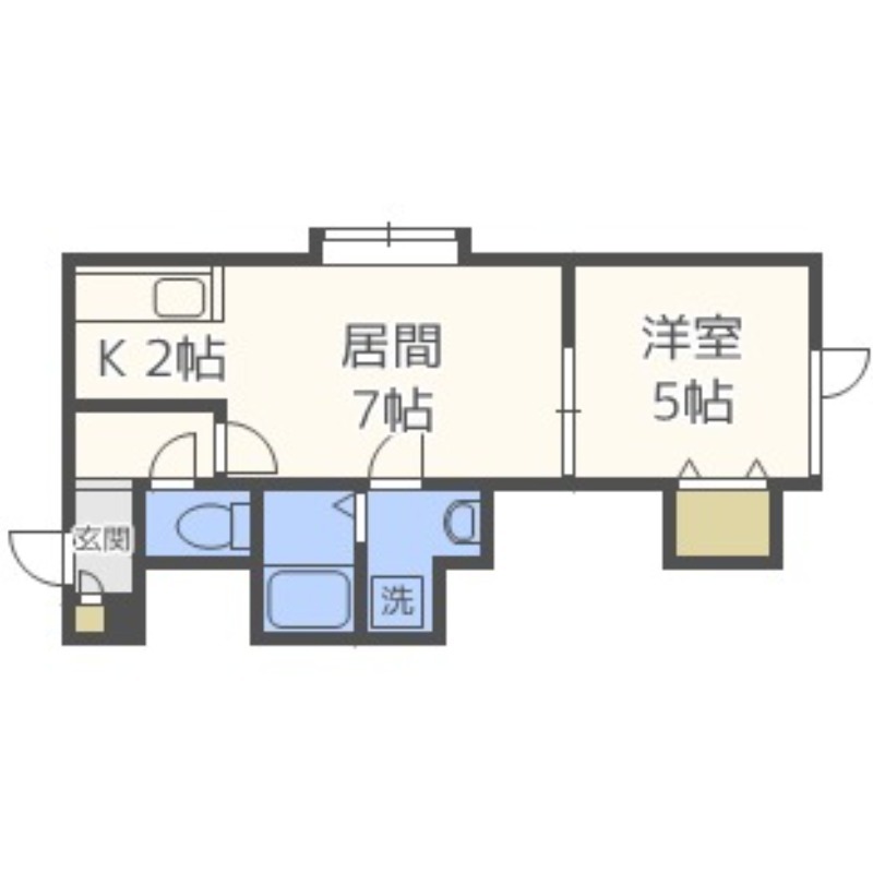 グランツリーベ篠路の間取り