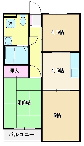 新座市大和田のマンションの間取り